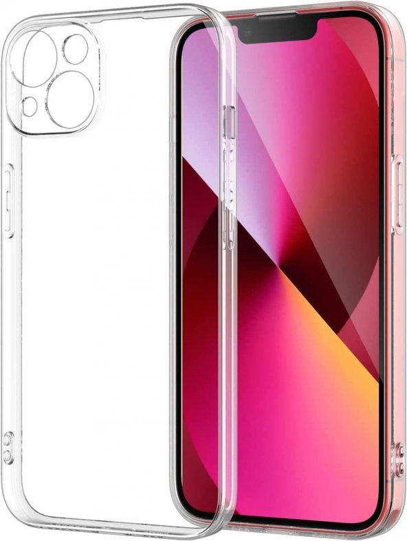 Vendas iPhone 15 Uyumlu ( iPhone 15 ) Fora Serisi Kamera Korumalı Soft Şeffaf Silikon Kılıf ürün görseli 1