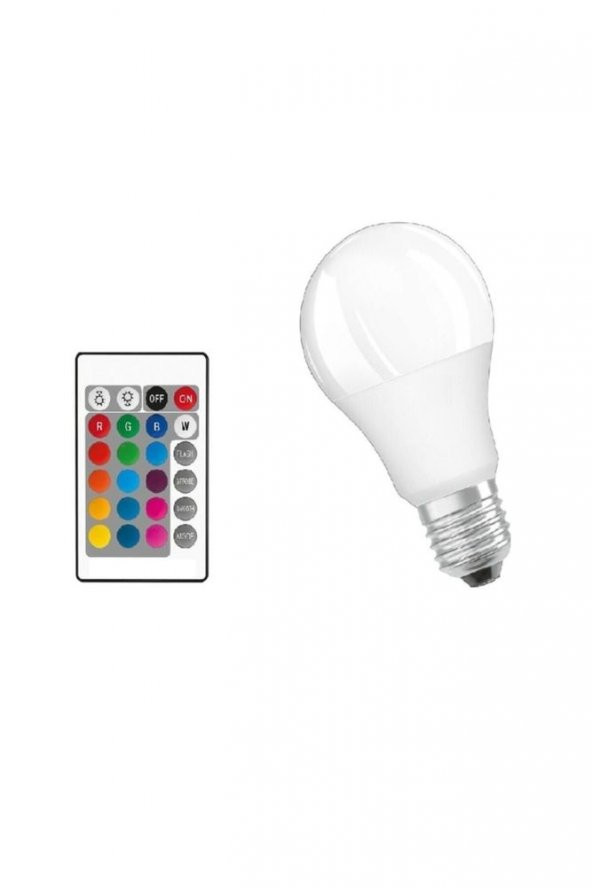 1. Kalite 9w E27 Rgb Uzaktan Kumandalı Led Ampul Gün Işığı E63 - Ct-4058 ürün görseli 1