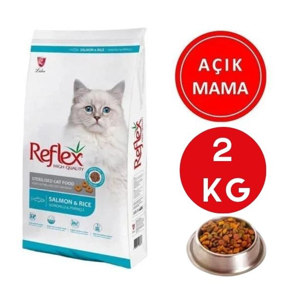 Reflex Sterilised Kısırlaştırılmış Somonlu Kedi Maması 2 Kg AÇIK ürün görseli 1