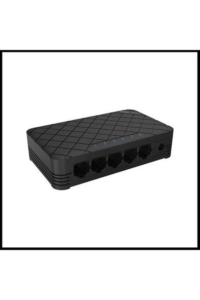 RG-ES05 5 Portlu 10/100 Fast Ethernet Tak Çalıştır Switch Plastik Kasa ürün görseli 1