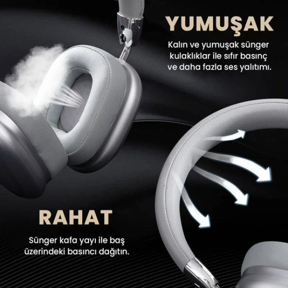 Concord B35 Aux Girişli Bluetooth Kulaklık - Resim 10