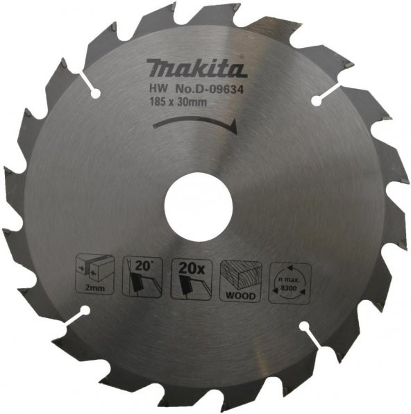 Makita D-09634 Daire Testere 185MMx20 DİŞ ürün görseli 1
