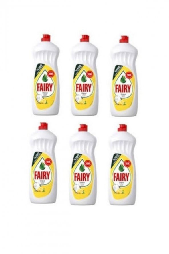 Fairy Limon Kokulu Sıvı Bulaşık Deterjanı 6 X 650 Ml ürün görseli 1