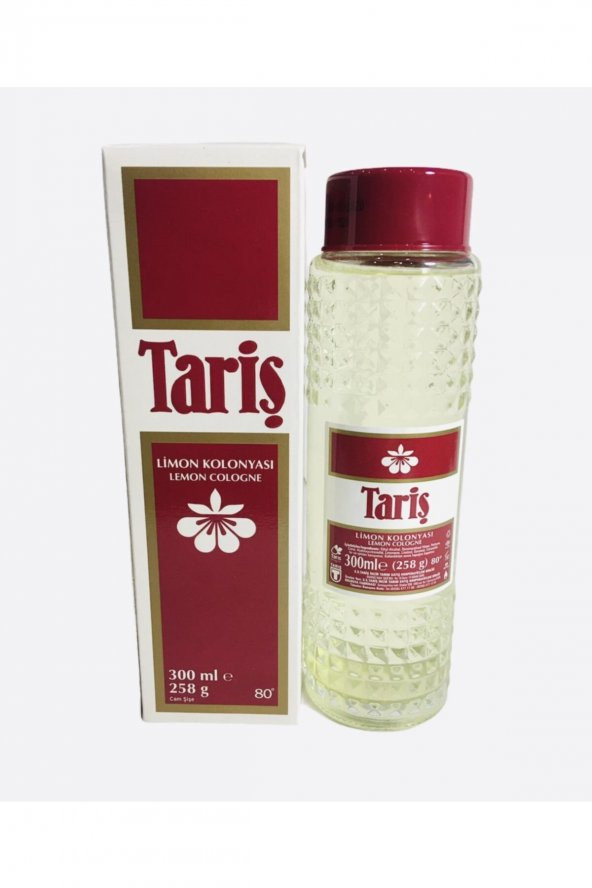 Tariş Limon Kolonyası 80 Derece 300cc Cam Şişe ürün görseli 1