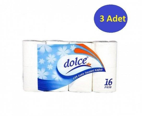 Dolce Tuvalet Kağıdı Çift Katlı 48 rulo ürün görseli 1