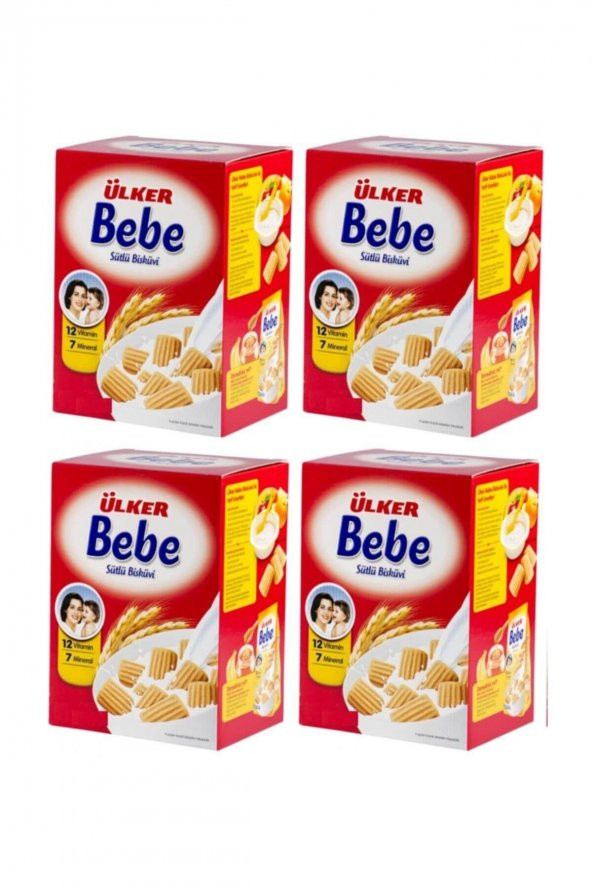 ÜLKER BEBE BİSKÜVİ 800GR*4 Adet ürün görseli 1