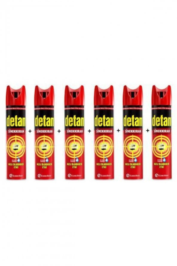 Detan Sinekkıran Su Bazlı 12 x 275 ml ürün görseli 1