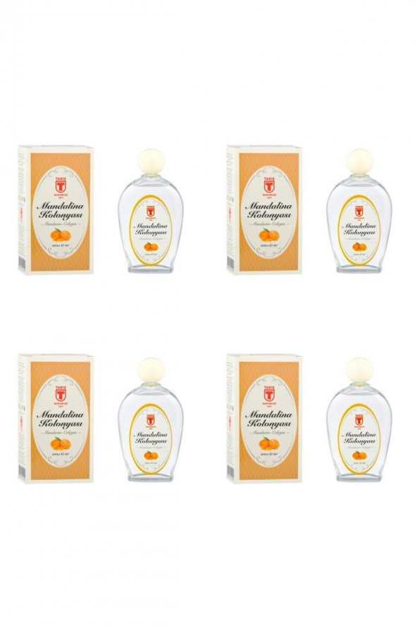 Tariş Mandalina Kolonyası 200 Ml Cam X 4 Adet Premium Seri ürün görseli 1