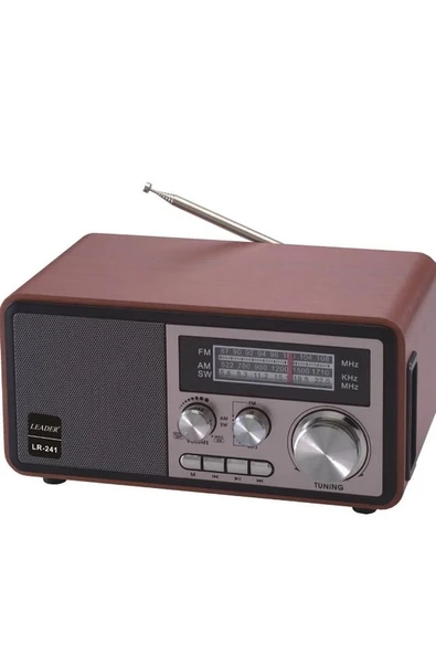 Lr-241 Radio,bt,usb,tf Retro Müzik Kutusu LEADER ürün görseli 1