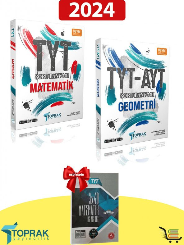 TYT Matematik ve TYT AYT Geometri Soru Bankası Hediyeli Set ürün görseli 1