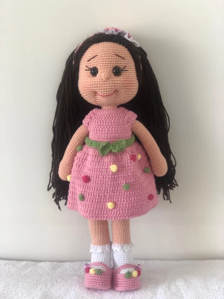 Bonbon Bebek Amigurumi Organik Oyuncak ürün görseli 1