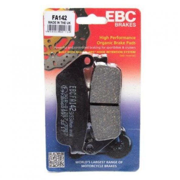 Ebc Fa142 1994-2007 Honda VT 600 Shadow Uyumlu Ön Fren Balatası Organik Balata ürün görseli 1