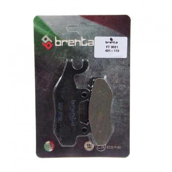 Brenta 431-115 2015-2016 Honda CB 125 F Uyumlu Ön Fren Balatası Organik Balata ürün görseli 1