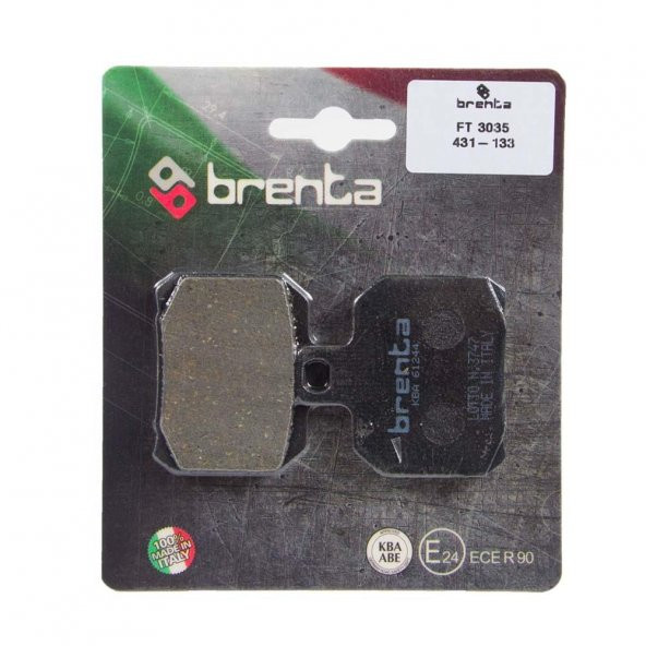 Brenta 431-133 2007-2008 Ducati 1098 Uyumlu Arka Fren Balatası Organik Balata ürün görseli 1