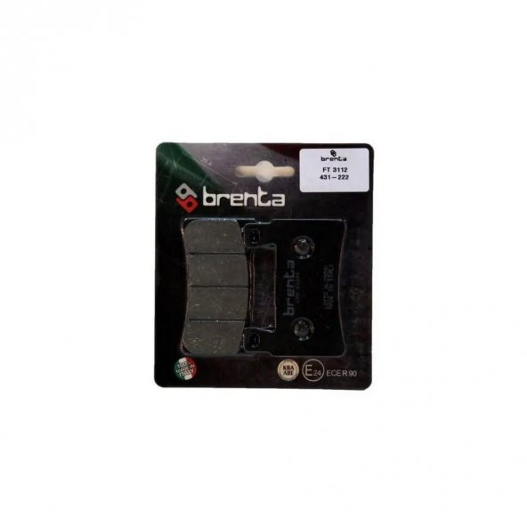 Brenta 431-222 2002-2003 Honda CBR 954 RR Uyumlu Ön Fren Balatası Organik Balata ürün görseli 1