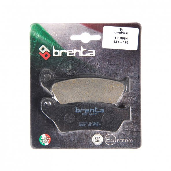 Brenta 431-176 1998-2003 BMW R 1150 GS Uyumlu Arka Fren Balatası Organik Balata ürün görseli 1