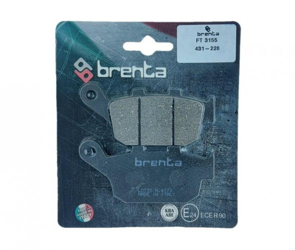 Brenta 431-226 2019-2022 Honda CB 650 R Uyumlu Arka Fren Balatası Organik Balata ürün görseli 1