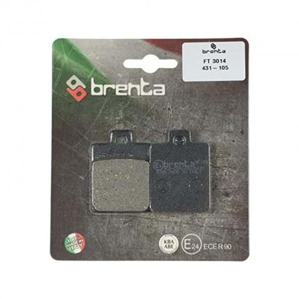 brenta 431-105 1999-2001 Gilera Runner 180 (2T) Uyumlu Arka Fren Balatası Organik Balata ürün görseli 1