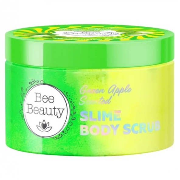 Bee Beauty Yeşil Elma Kokulu Slime Vücut Scrubı 250 ML ürün görseli 1