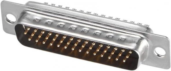 44 pin d-sub erkek konnektör+ kapak ürün görseli 1
