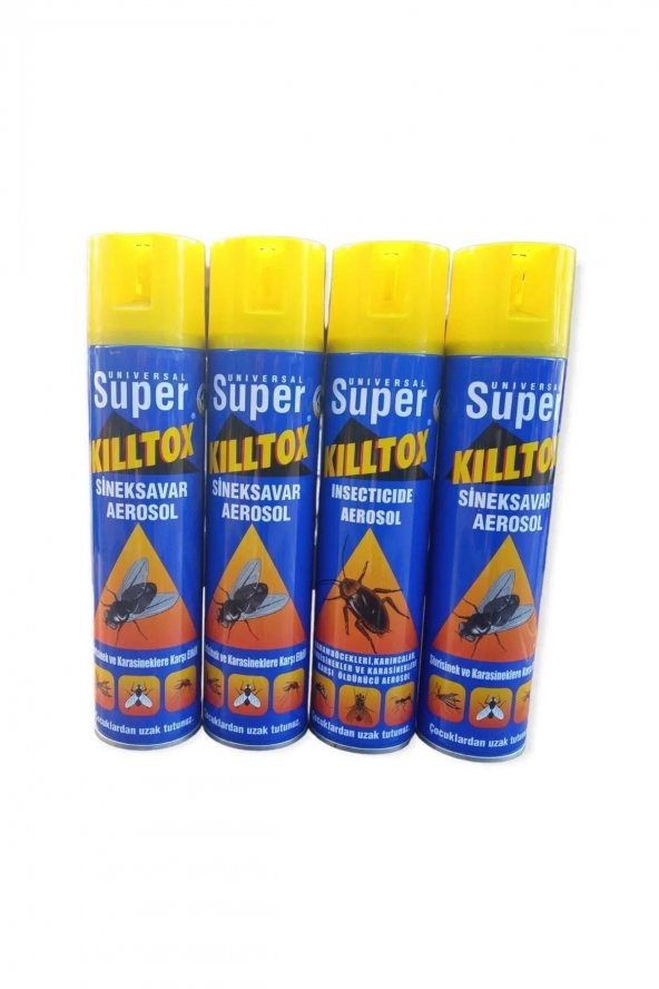 KİLLTOX Sınek Savar 400x4 1600 Ml ürün görseli 1