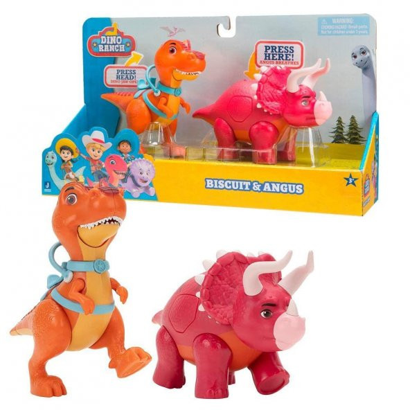 Giochi Preziosi Dino Ranch Delüks Figür Biscuit & Angus DNA02000 DNR0007 ürün görseli 1