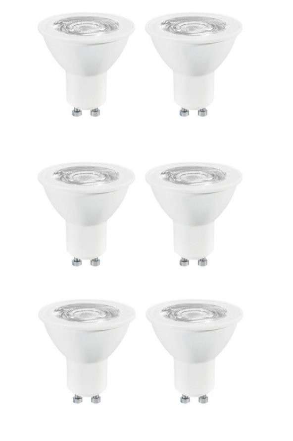 Osram 4,5W (50W) Par16 GU10 Spot Ampul 6500K Beyaz 6 Adet Starter Çanak Lamba ürün görseli 1