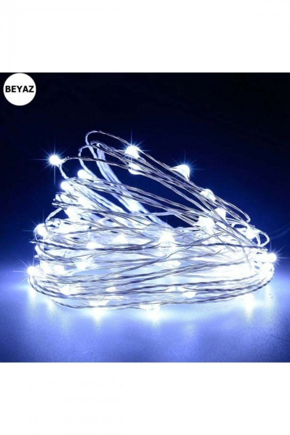 Beyaz Dekoratif Peri Led 3 m - Resim 2