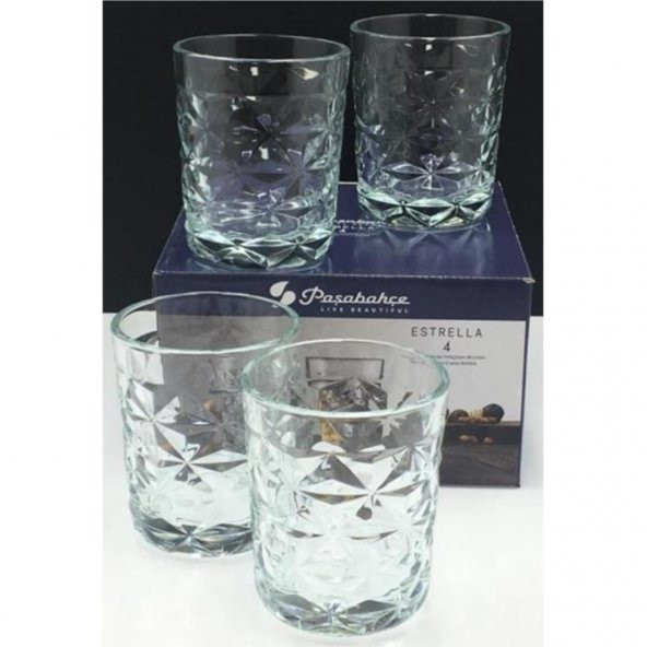 Paşabahçe 520514 Estrella 4lü Meşrubat Bardağı 360 cc - Resim 2