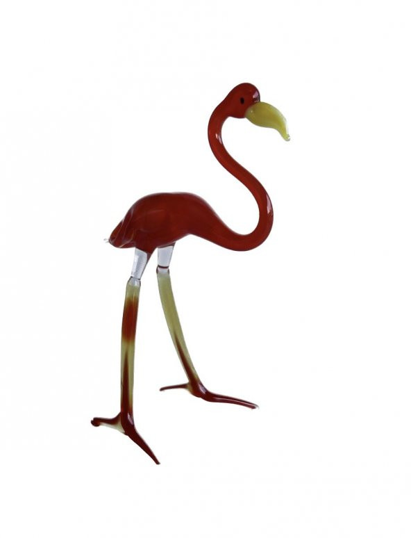 El Yapımı Murano Cam Flamingo Biblo A35 ürün görseli 1