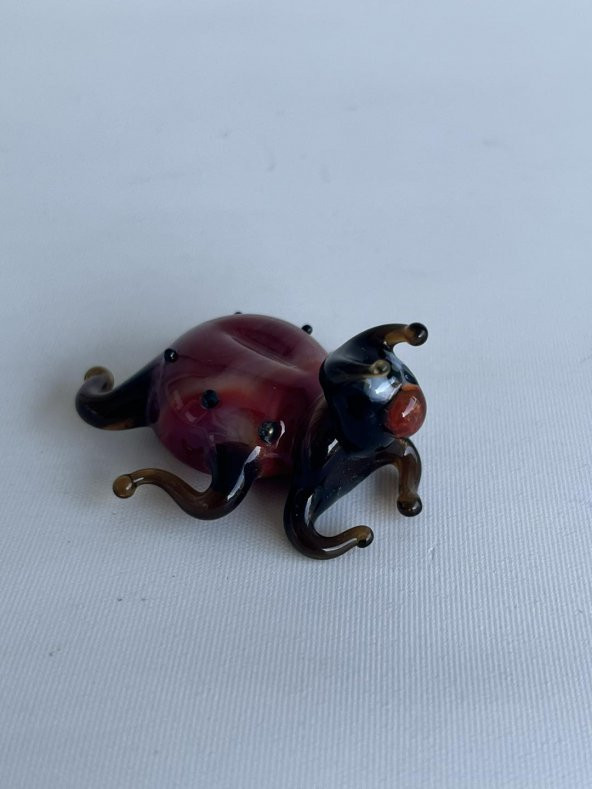 El Yapımı Murano Cam Örümcek Biblo A42-02 - Resim 5