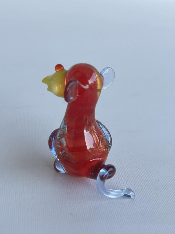 El Yapımı Murano Cam Maymun Biblo A45-01 - Resim 5