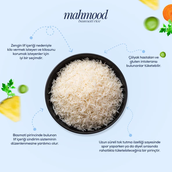 Mahmood Rice Basmati Pirinç 4 kg - Resim 4