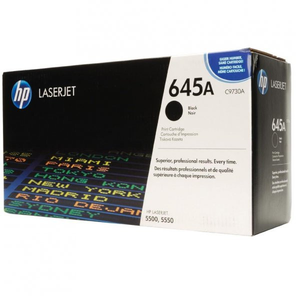 HP 645A Black Siyah 13.000 Sayfa Toner C9730A ürün görseli 1