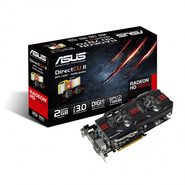 PTTAVM: D7870-DC2-2GD5-V2 ASUS AMD Radeon HD 7870 DirectCU II V2