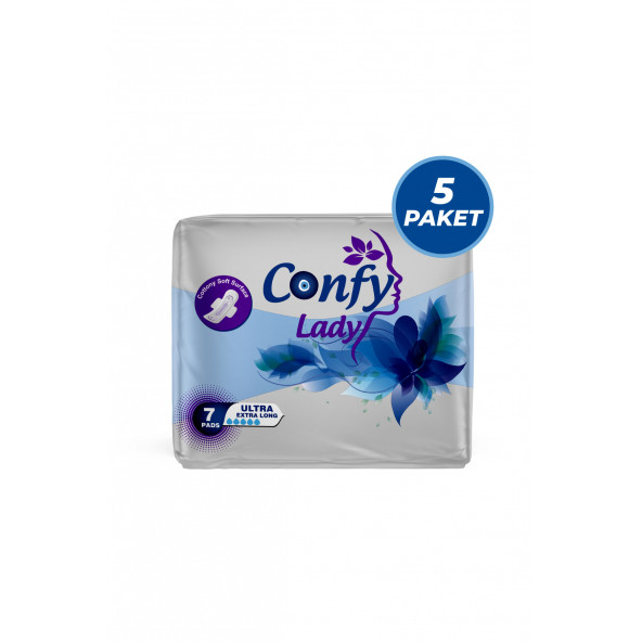 Confy Lady Ultra Extralong Hijyenik Ped 35 Adet ürün görseli 1