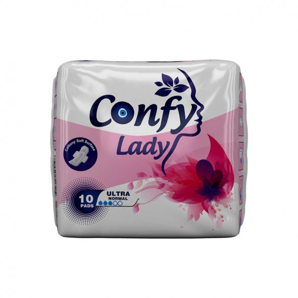 Confy Lady Hijyenik Ped Ultra Normal 10 Adet ürün görseli 1