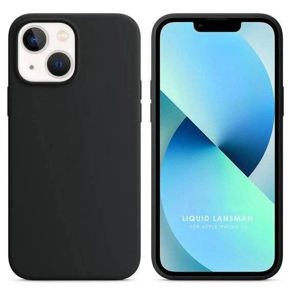 PTTAVM: Apple iPhone 15 Plus 6.7'' Liquit Lansman Silikon Siyah