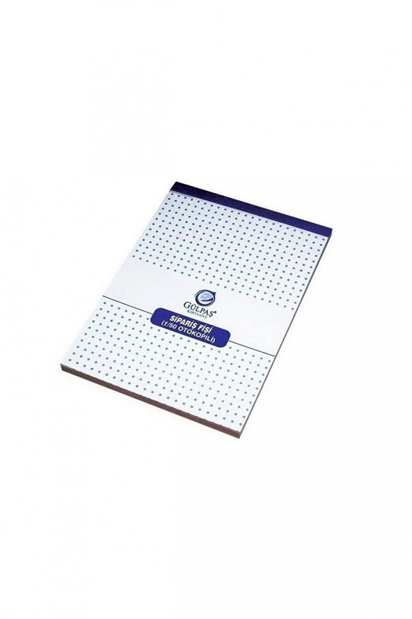 Gülpaş Sipariş Makbuzu 12x16 CM 1/50 Otokopili Sipariş Makbuzu (12 Li Paket) ürün görseli 1