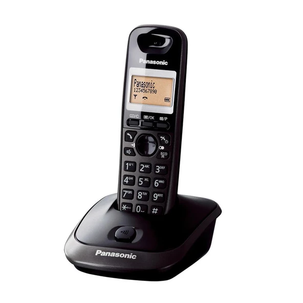 PANASONIC KX-TG2511 TELSIZ TELEFON SIYAH ürün görseli 1