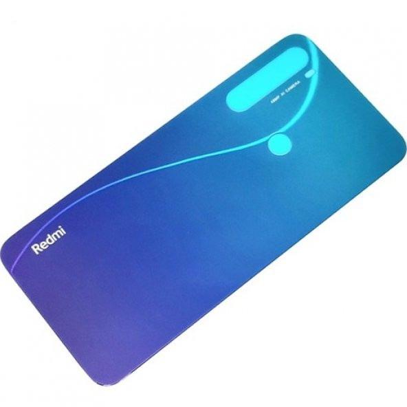 Redmi Note 8 Arka Pil Batarya Kapağı (Cam) Açık Mavi ürün görseli 1