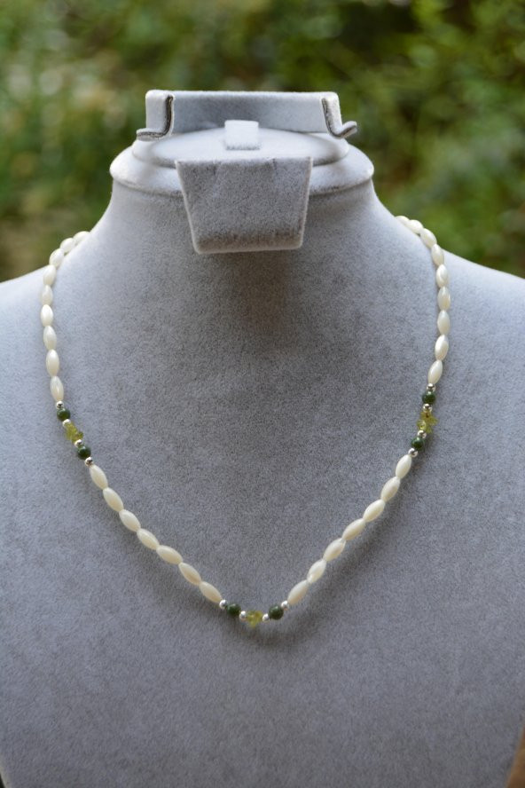 STONEAGE JEWELLERY Özel Tasarım Sedef Bayan Kolye ürün görseli 1