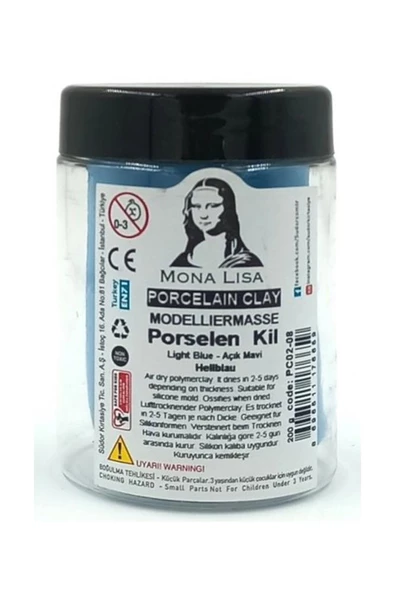 Porselen Kili 200 Gr 1 Adet Monalisa Porselen Modelleme Kili ürün görseli 1