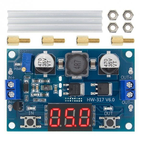 LTC1871 Step Up Ayarlanabilir Voltaj Regulator Kartı(3,5-30V 10A) ürün görseli 1