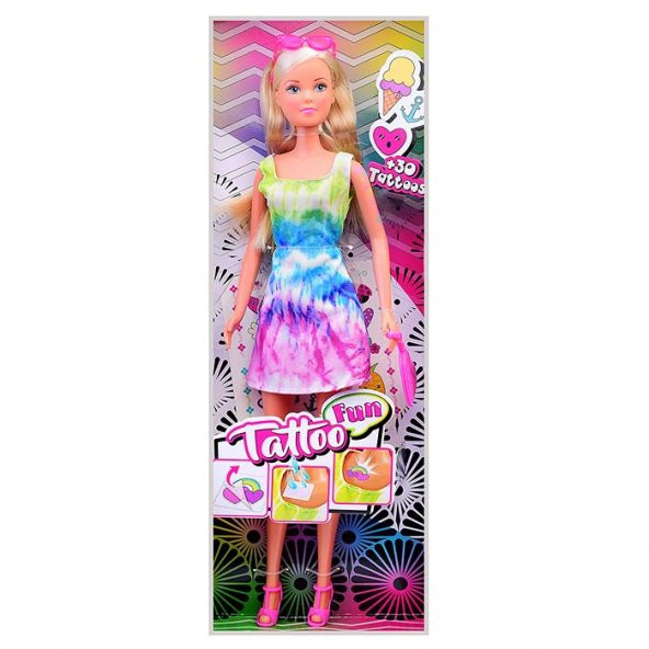 Steffi Love Tattoo Fun Steffi Bebek Paket Hafif Hasarlı ürün görseli 1