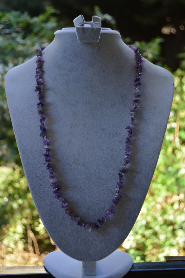 STONEAGE JEWELLERY Ametist Doğal Taş Bayan Kolye ürün görseli 1