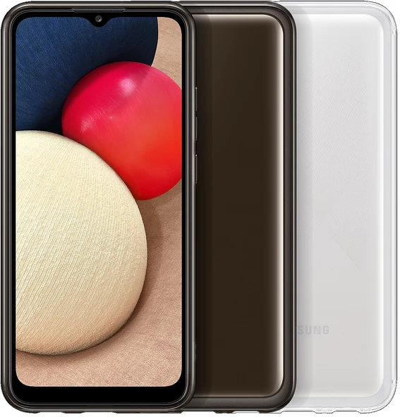 Samsung Galaxy A03s Soft Clear Cover Yumuşak Şeffaf Kılıf EF-QA037T ürün görseli 1