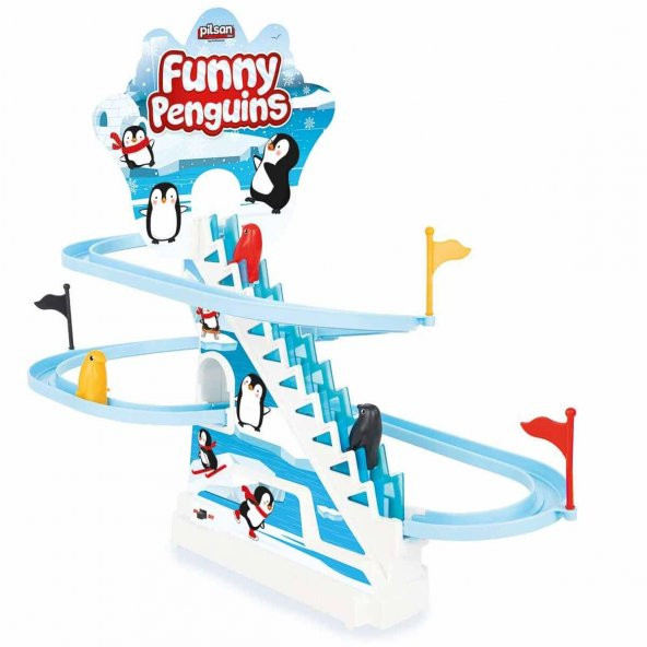 Pilsan Oyuncak Funny Penguins Eğlenceli Penguenler ürün görseli 1