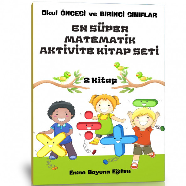 Okul Öncesi ve Birinci Sınıf EN SÜPER Matematik Aktivite Kitap Seti ürün görseli 1
