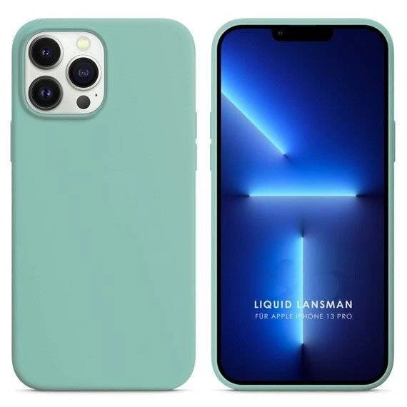 Apple iPhone 15 Pro 6.1'' Liquit Lansman Silikon Turkuaz ürün görseli 1